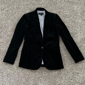 JCrew Black Velvet Blazer